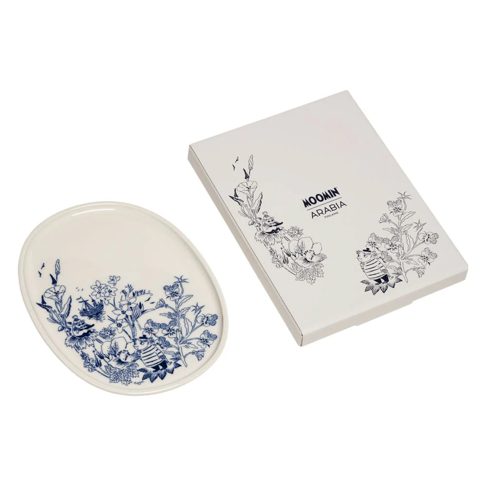 Moomin Haru Serving Plate 17cm Oval - Image 3