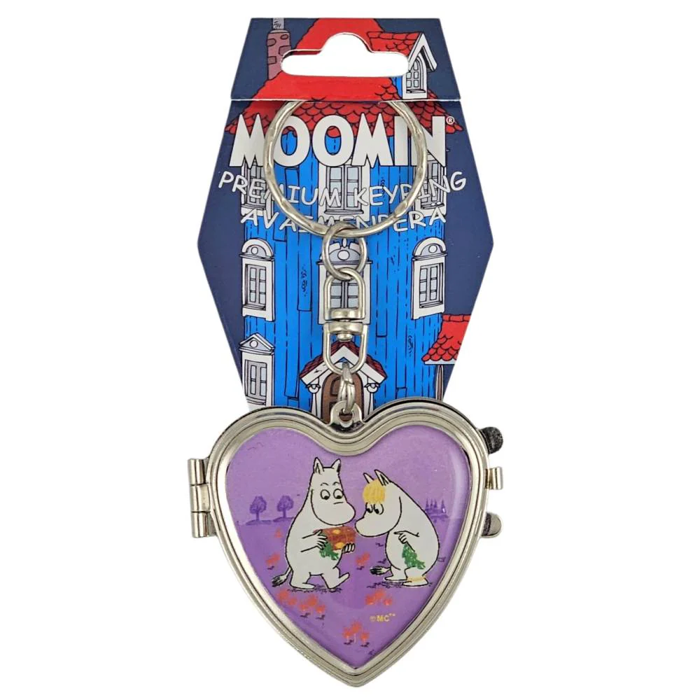 Moomin Heart Mirror Keyring