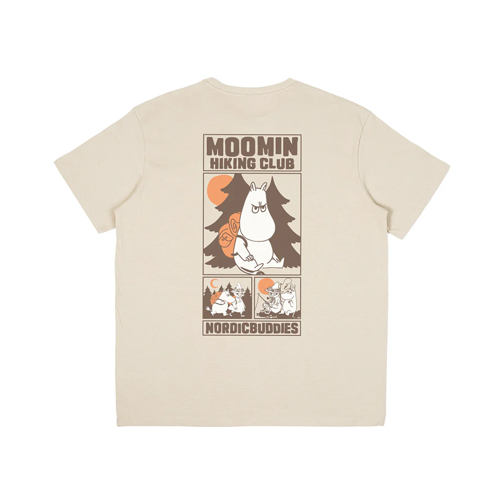 Moomin Club Life T-Shirt Beige - Image 4