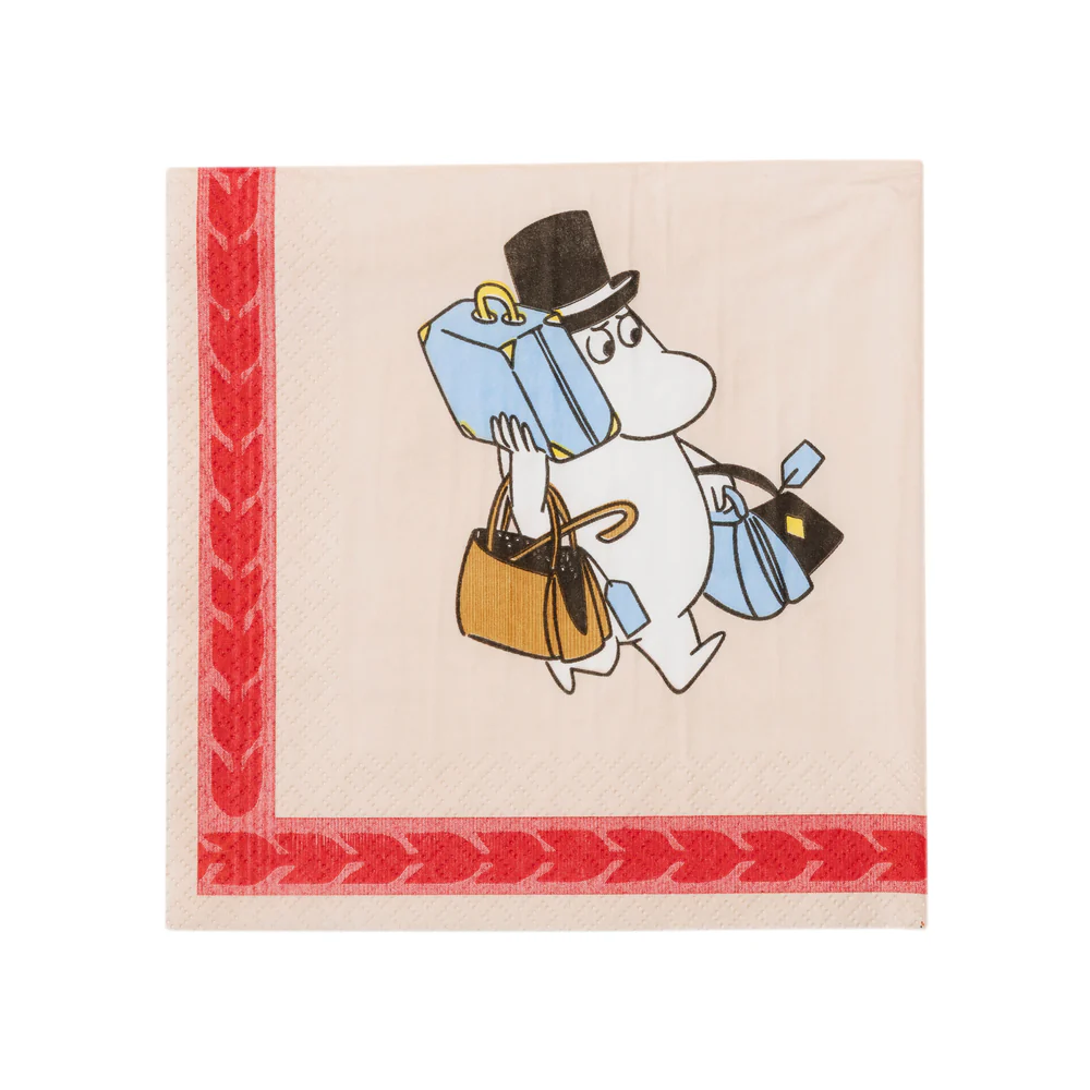 Moomin Holiday Rush Napkin 33cm