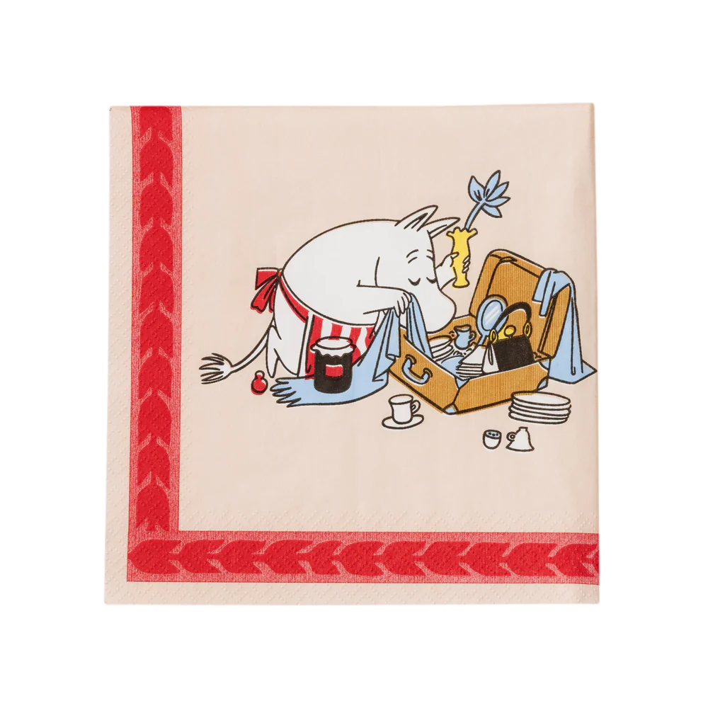 Moomin Holiday Rush Napkin 33cm - Image 3