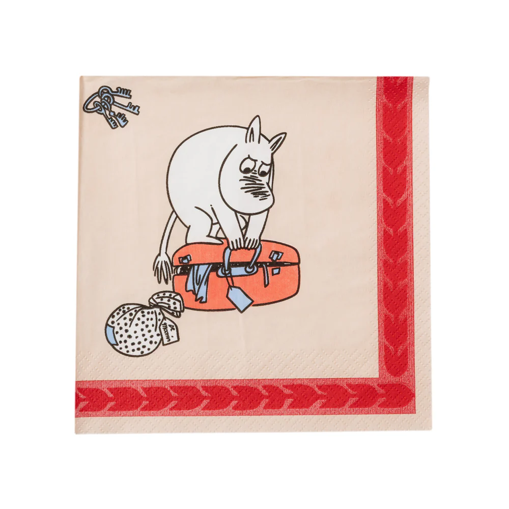 Moomin Holiday Rush Napkin 33cm - Image 4