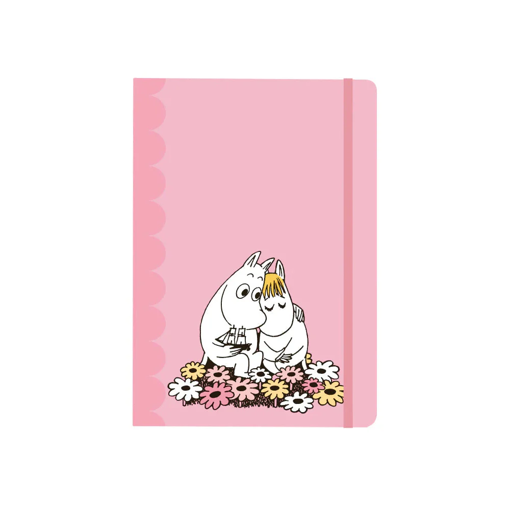 Moomin Hug Notebook A5 Pink