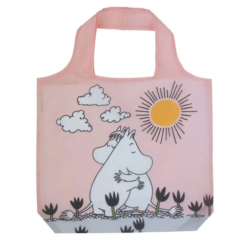 Moomin Hug Shopping Bag Pink - Image 2