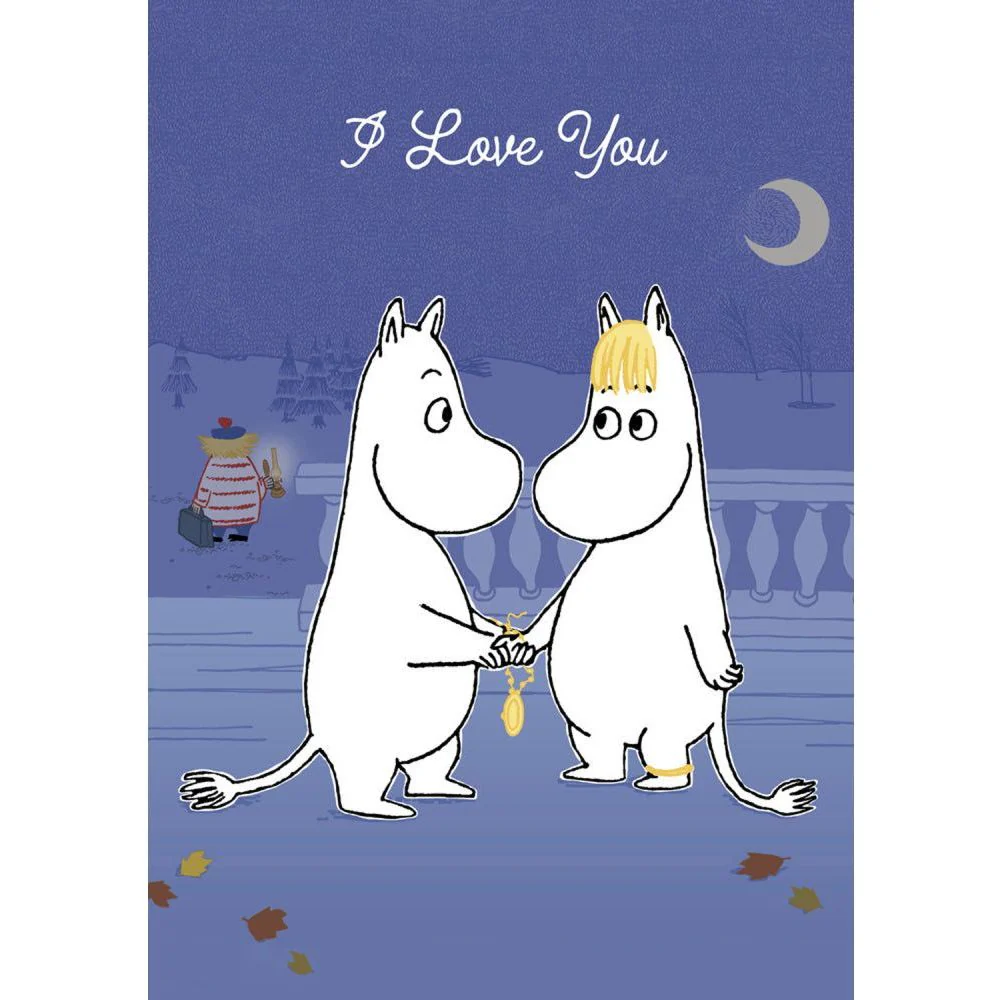 Moomin I Love You Greeting Card