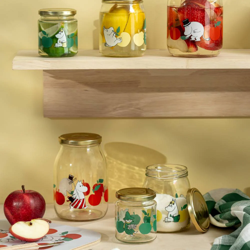 Moomin Joyful Apples Glass Jar 0,5L - Image 8