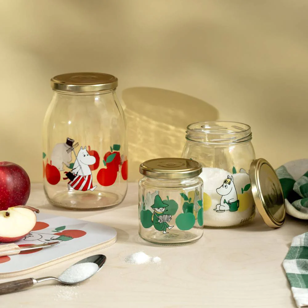Moomin Joyful Apples Glass Jar 0,5L - Image 7