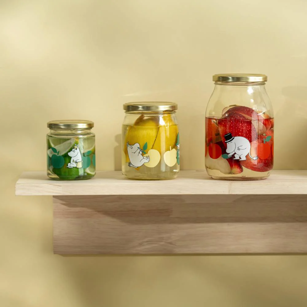 Moomin Joyful Apples Glass Jar 0,5L - Image 5