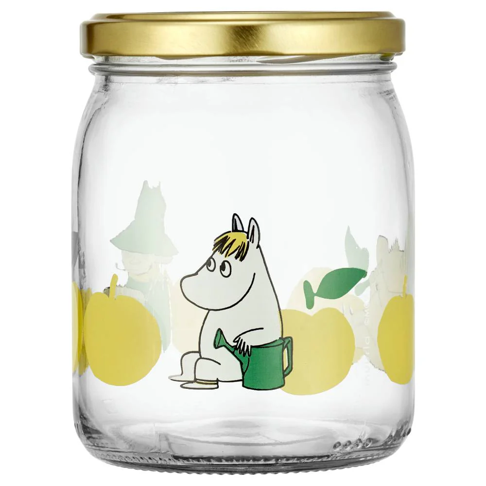 Moomin Joyful Apples Glass Jar 0,5L - Image 3