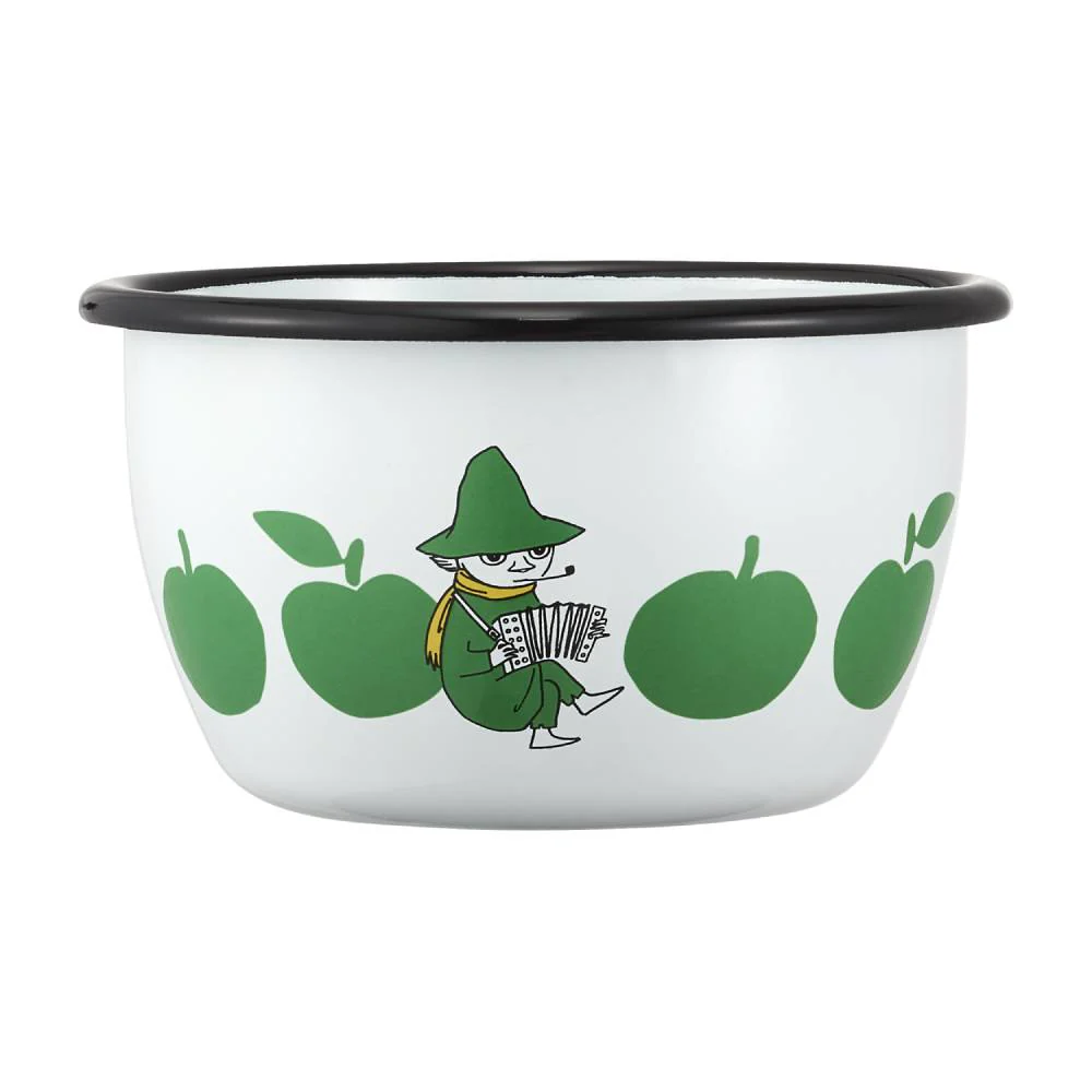 Moomin Joyfull Apples Bowl 6dl Green - Image 2