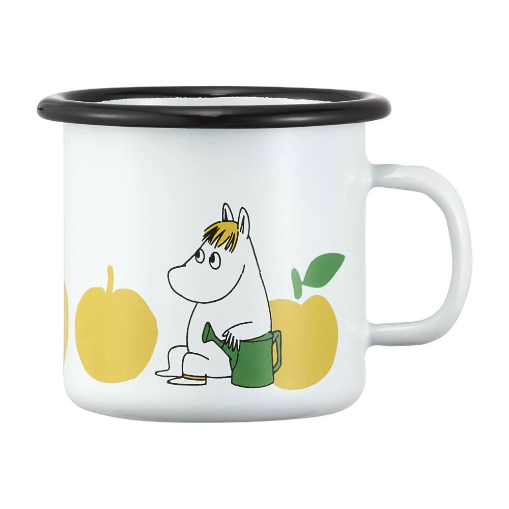 Moomin Joyfull Apples Mug 2,5dl Yellow - Image 2