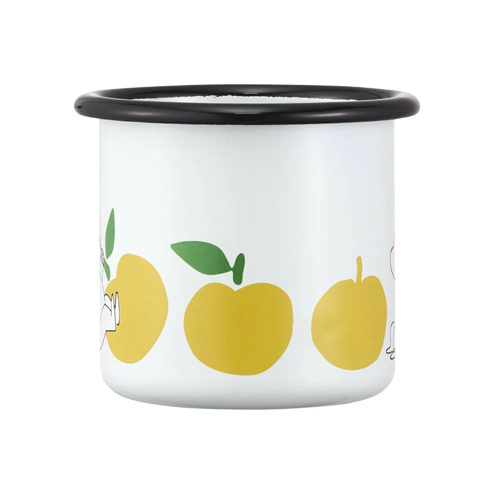 Moomin Joyfull Apples Mug 2,5dl Yellow - Image 3