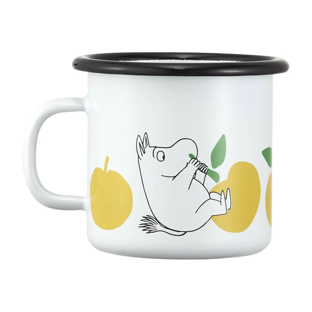Moomin Joyfull Apples Mug 2,5dl Yellow - Image 4