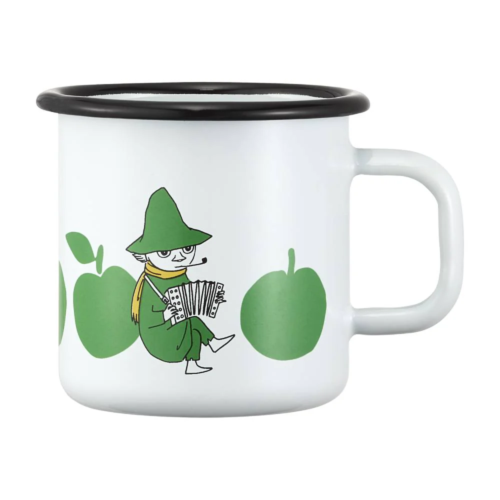 Moomin Joyfull Apples Mug 3,7dl Green - Image 2