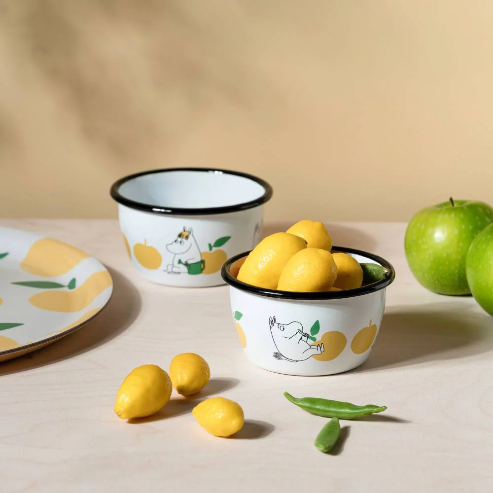 Moomin Joyfull Apples Tray 35cm Yellow - Image 7