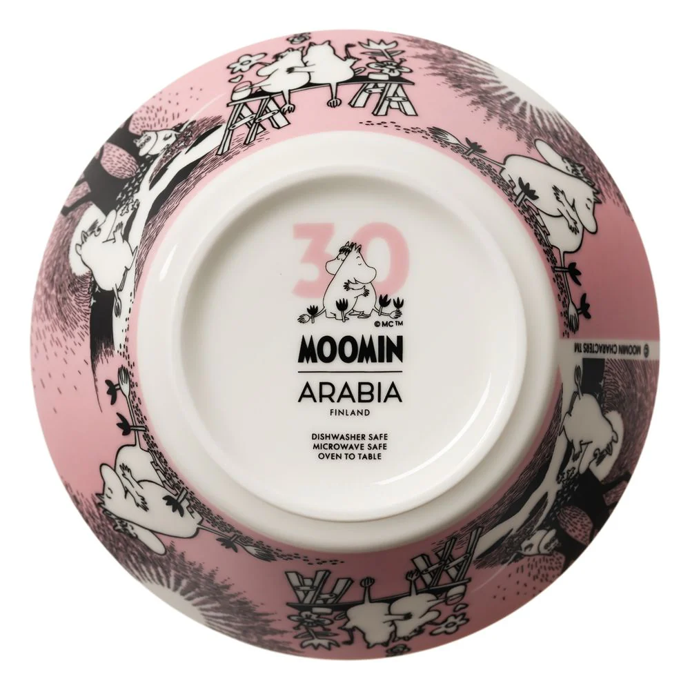 Moomin Love 30 Bowl 15cm Pink - Image 3