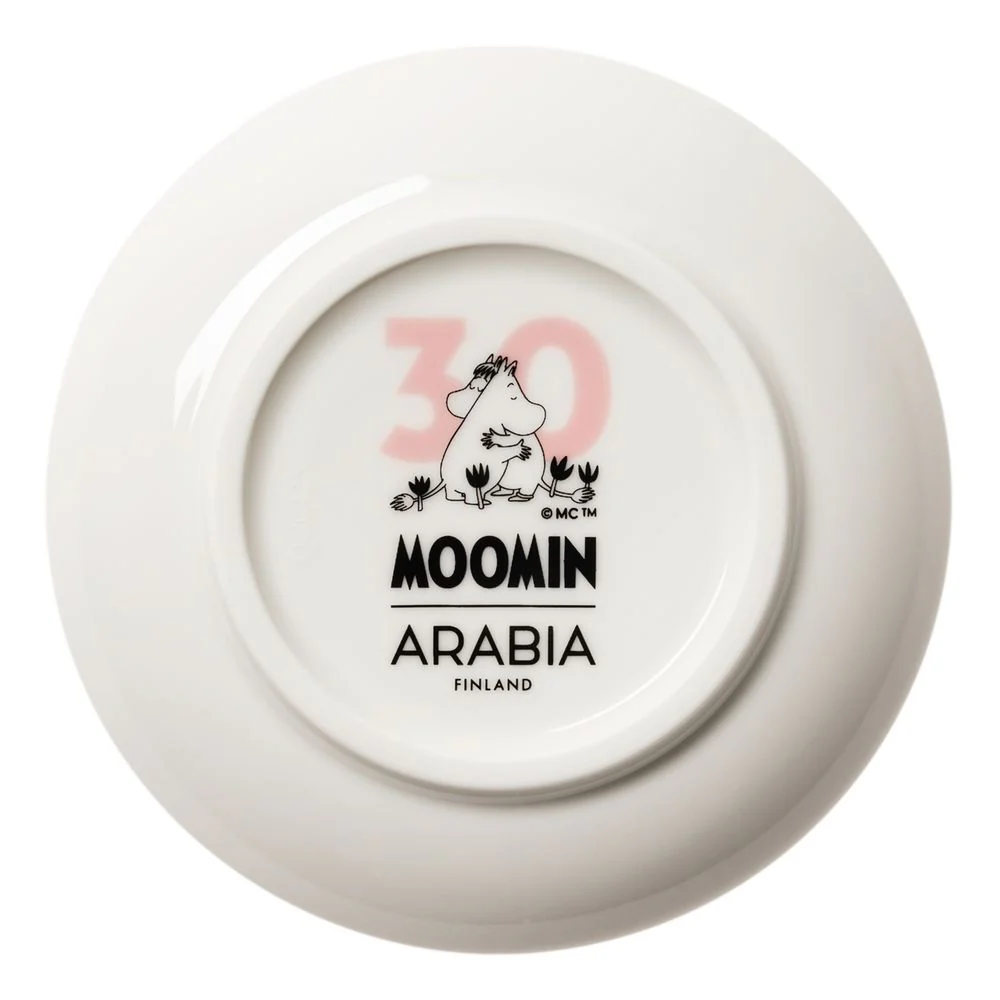 Moomin Love 30 Mini Plate 10.5cm Box Pink - Image 3