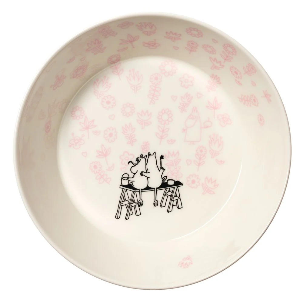Moomin Love 30 Serving Bowl 23cm Pink - Image 3