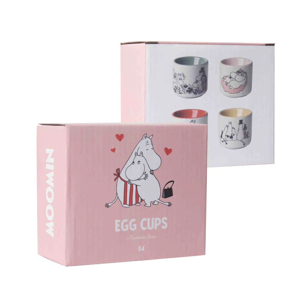 Moomin Love Egg Cups 4-set - Image 3