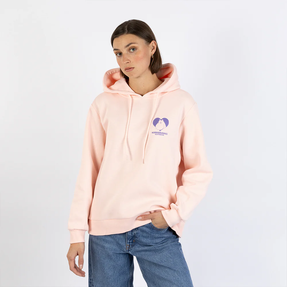 Moomins Love Hoodie Pink
