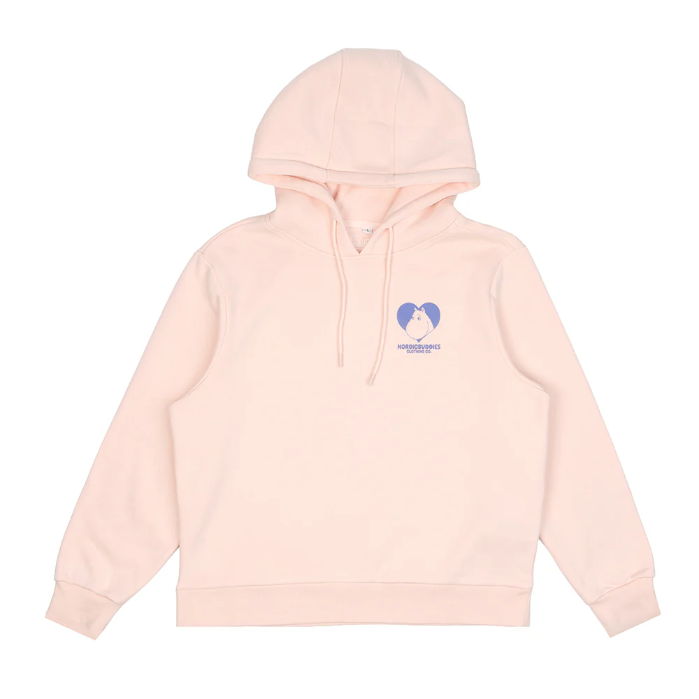 Moomins Love Hoodie Pink - Image 3