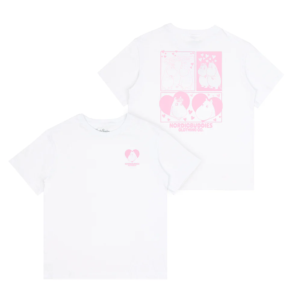 Moomins Love T-Shirt White - Image 2