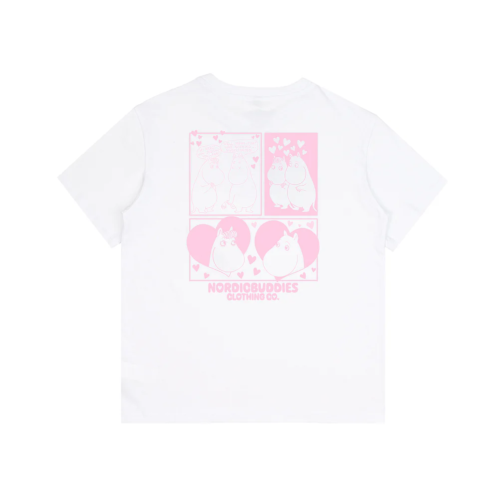 Moomins Love T-Shirt White - Image 3