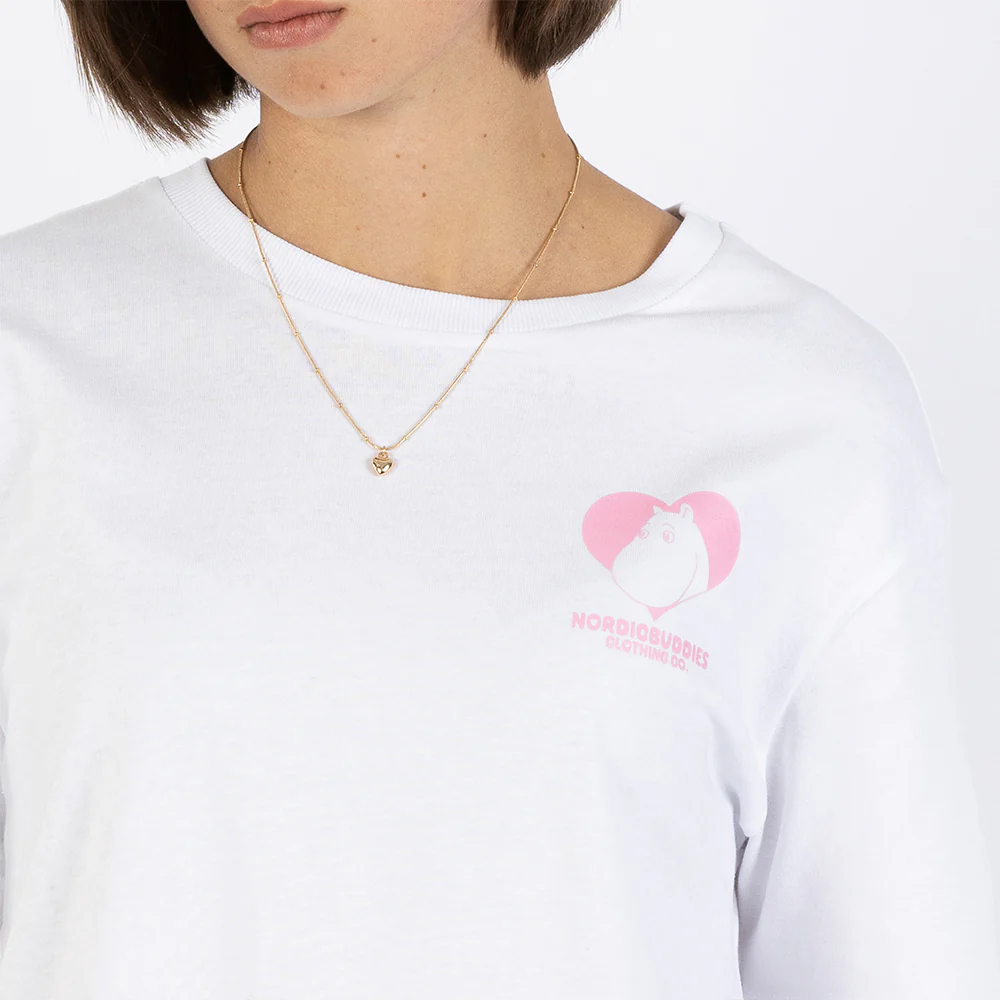 Moomins Love T-Shirt White - Image 5