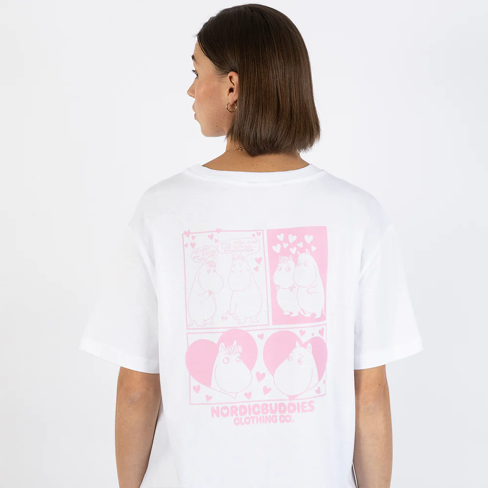 Moomins Love T-Shirt White - Image 6
