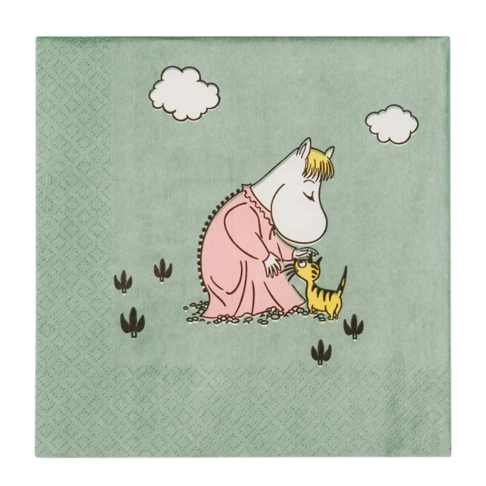 Moomin Loving Care Napkin 33cm - Image 3