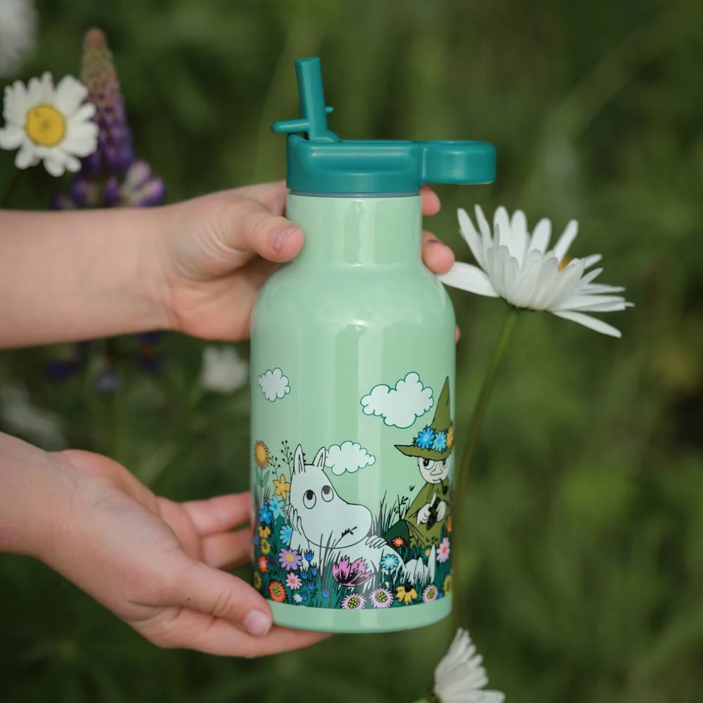 Moomin Meadow Thermal Bottle Green 340ml - Image 6
