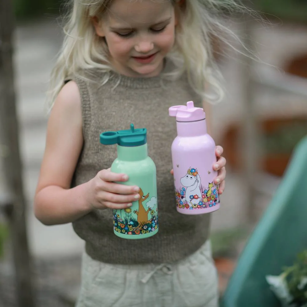 Moomin Meadow Thermal Bottle Green 340ml - Image 8