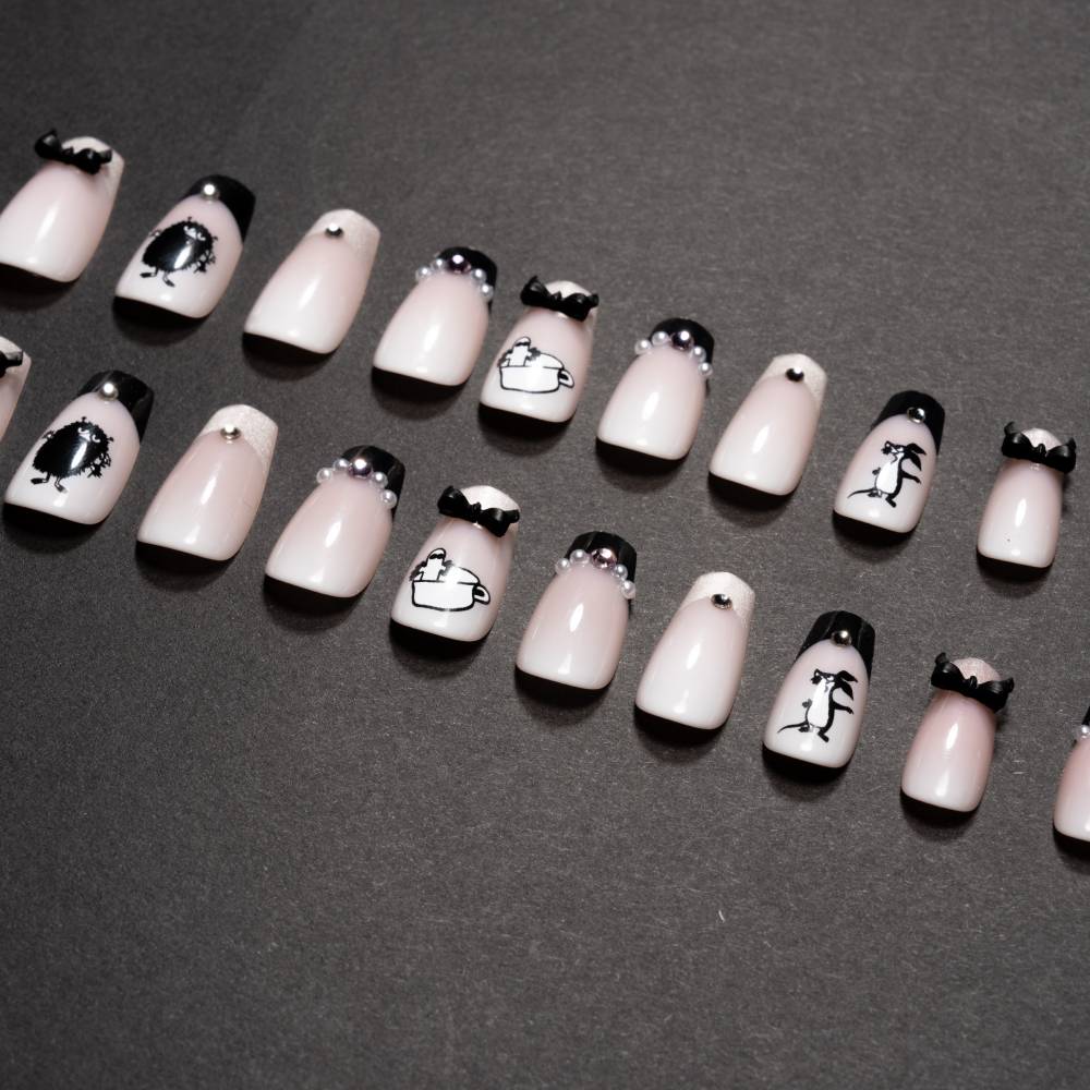 Moomin PinkNoir Press-on Nails Pink - Image 13