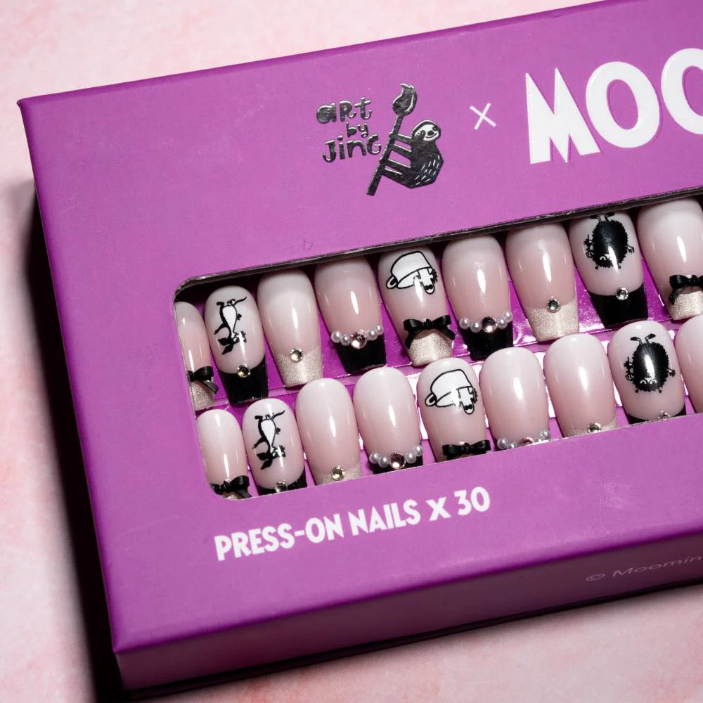 Moomin PinkNoir Press-on Nails Pink - Image 6