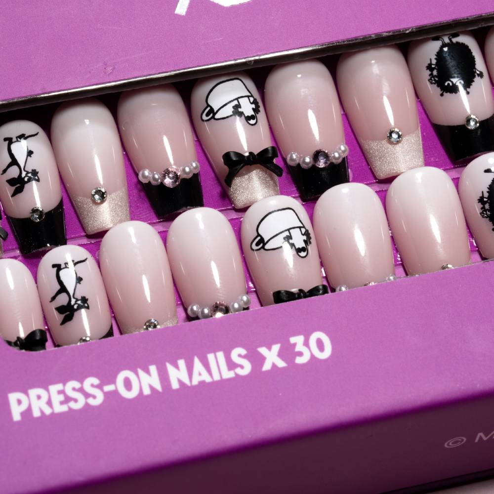 Moomin PinkNoir Press-on Nails Pink - Image 7