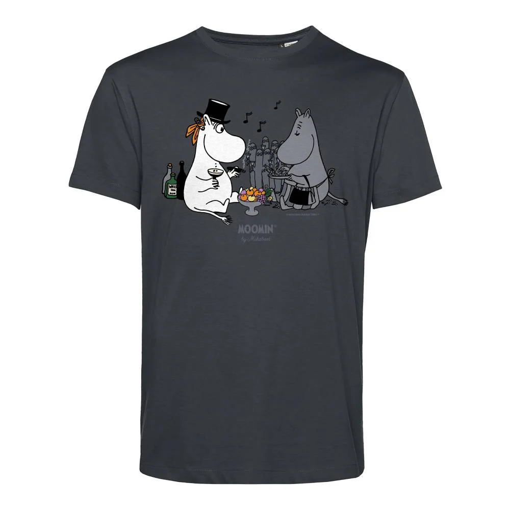 Moomin Picnic T-shirt Gray - Image 2