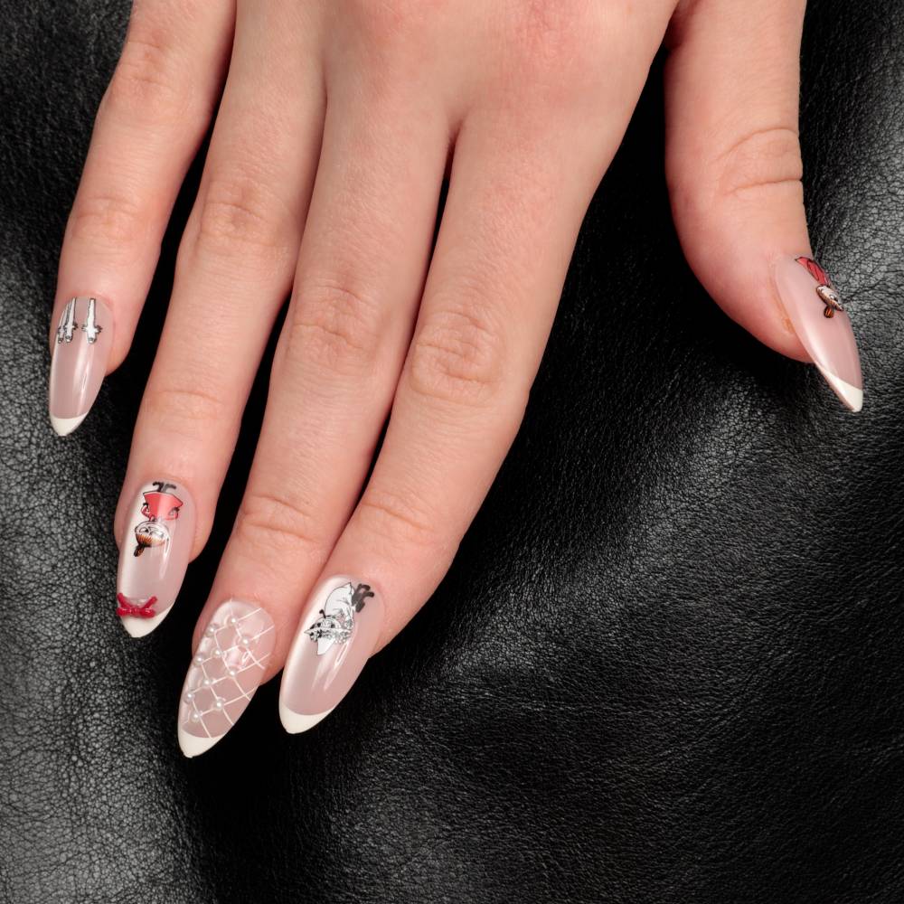 Moomin Romance Press-on Nails Pink - Image 13