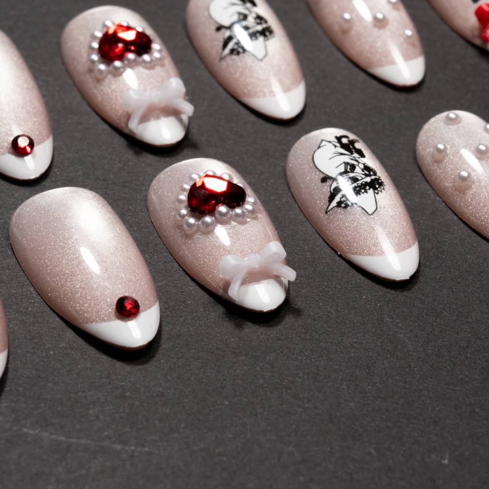 Moomin Romance Press-on Nails Pink - Image 9