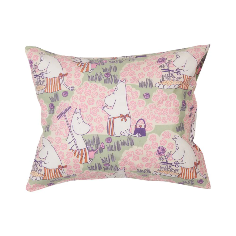 Moomin Rose Garden Pillow Case