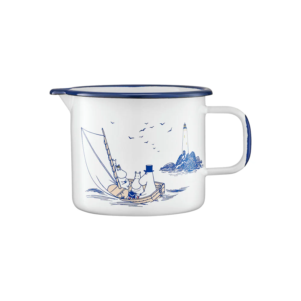 Moomin Sailors Enamel Jug 1,3L - Image 2