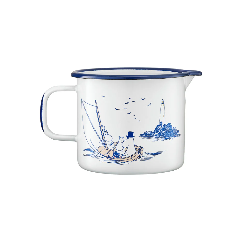 Moomin Sailors Enamel Jug 1,3L - Image 3