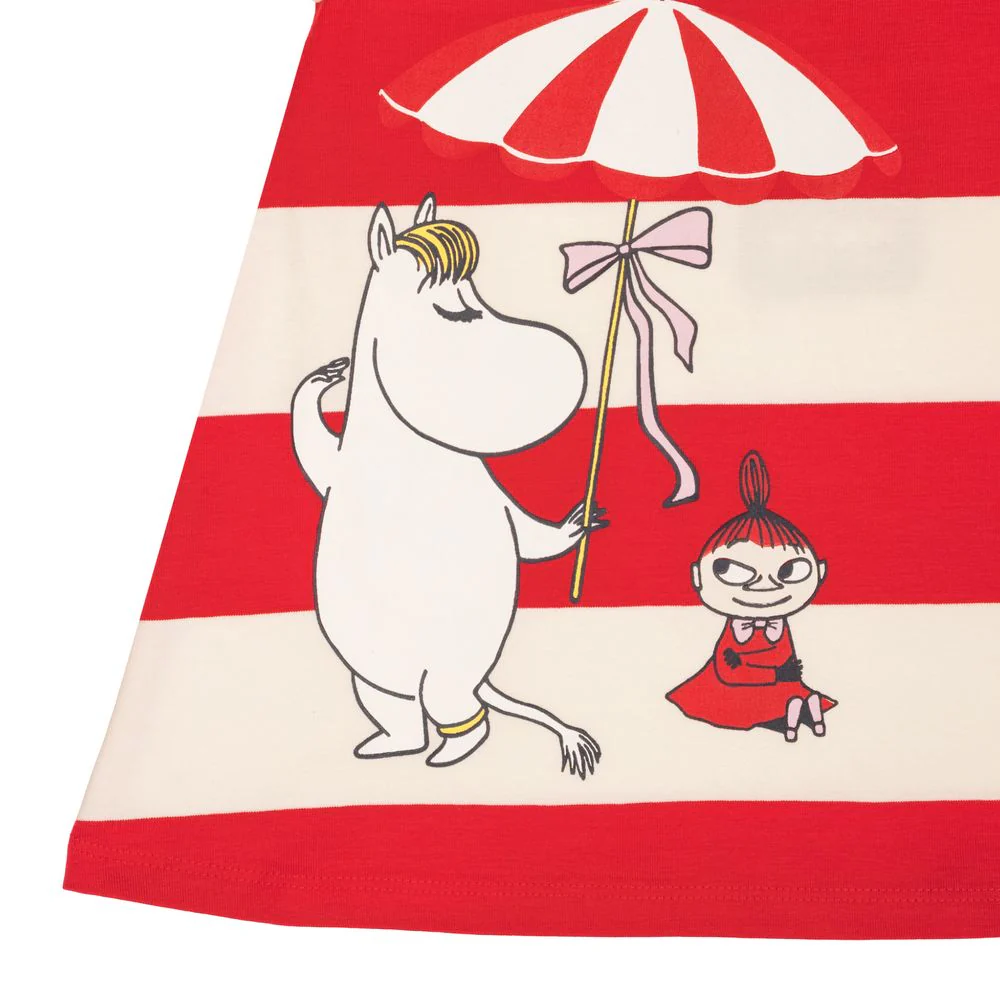 Moomin Shell Beach Dress Red - Image 3