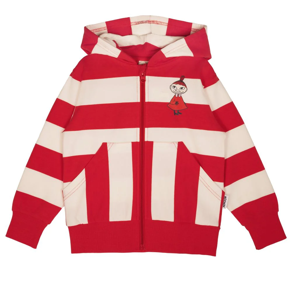 Moomin Shell Beach Hoodie Red - Image 2