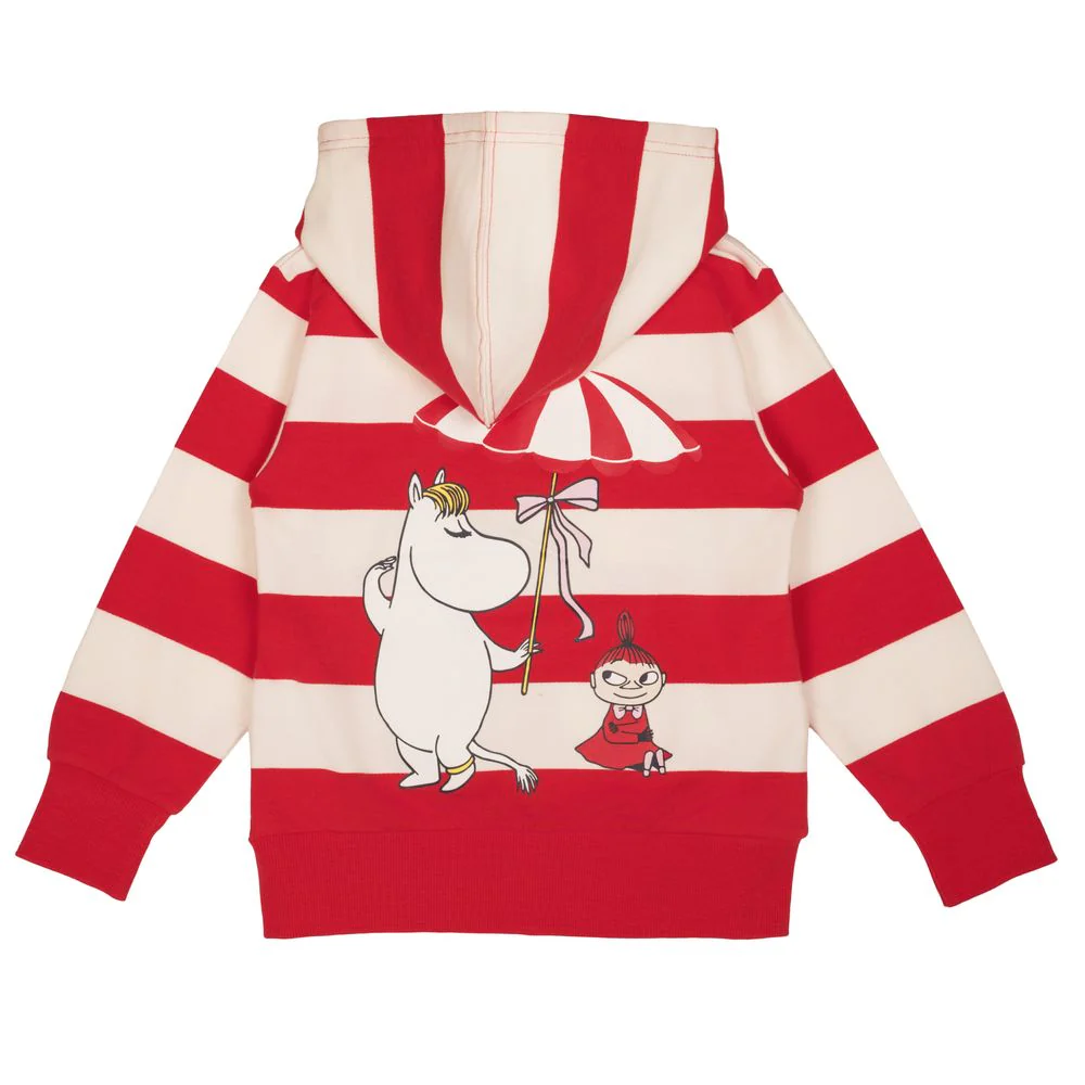 Moomin Shell Beach Hoodie Red - Image 3