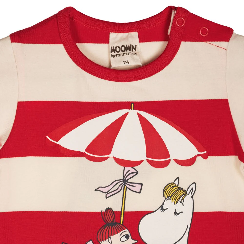 Moomin Shell Beach Playsuit Red - Image 2