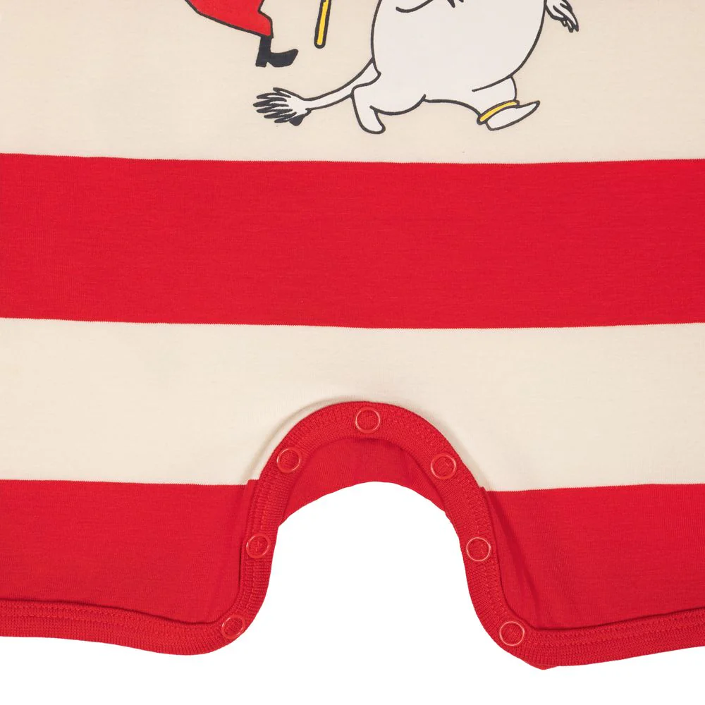 Moomin Shell Beach Playsuit Red - Image 3