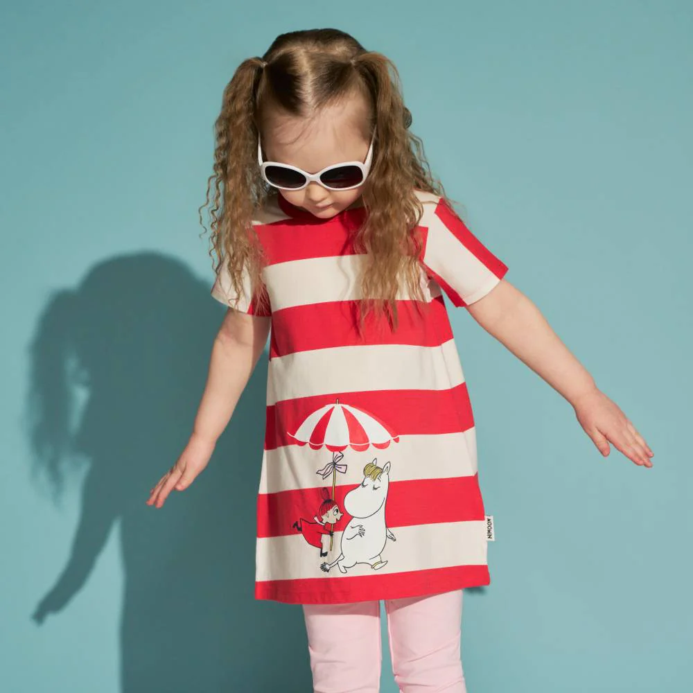 Moomin Shell Beach Tunic Red