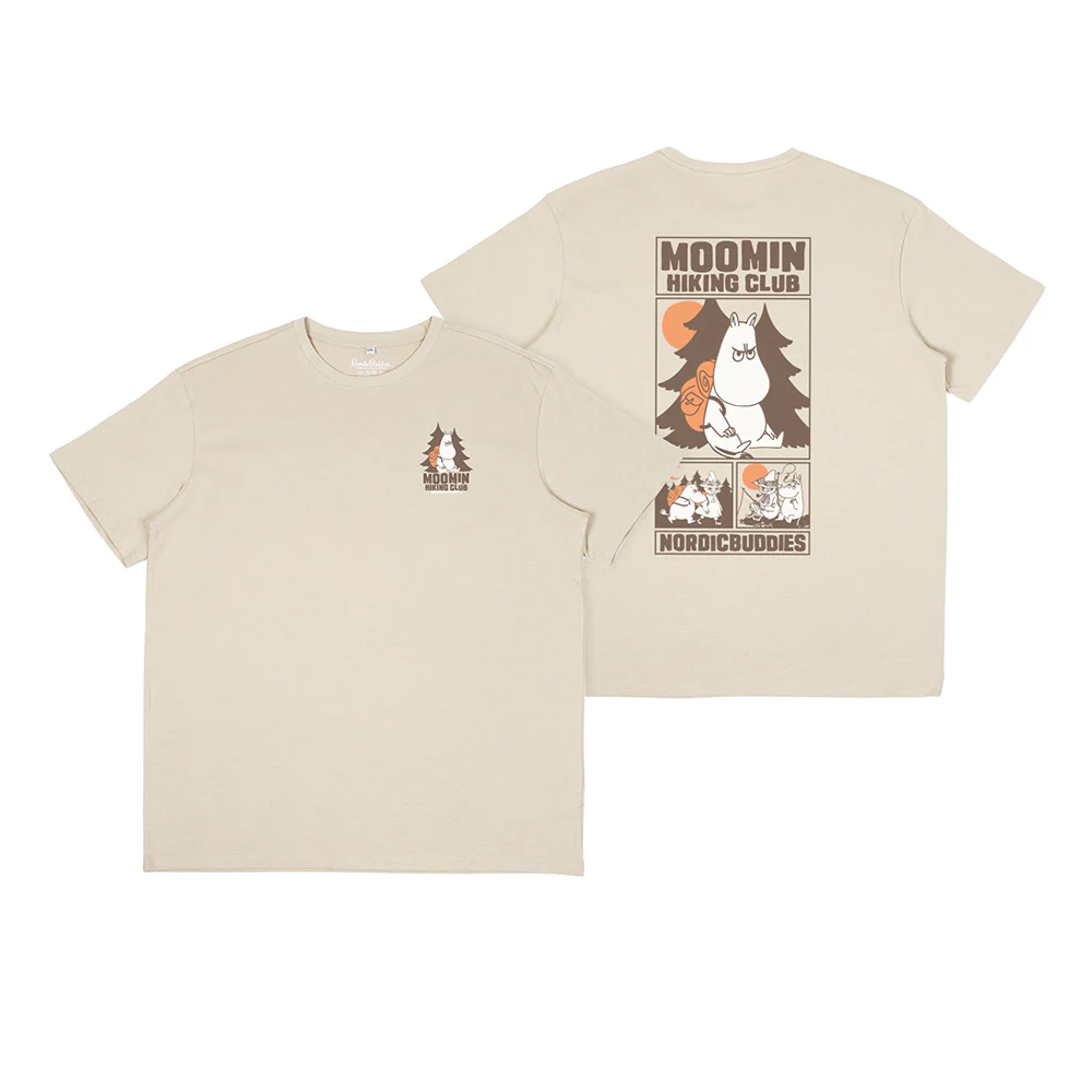 Moomin Club Life T- Shirt Beige - Image 2