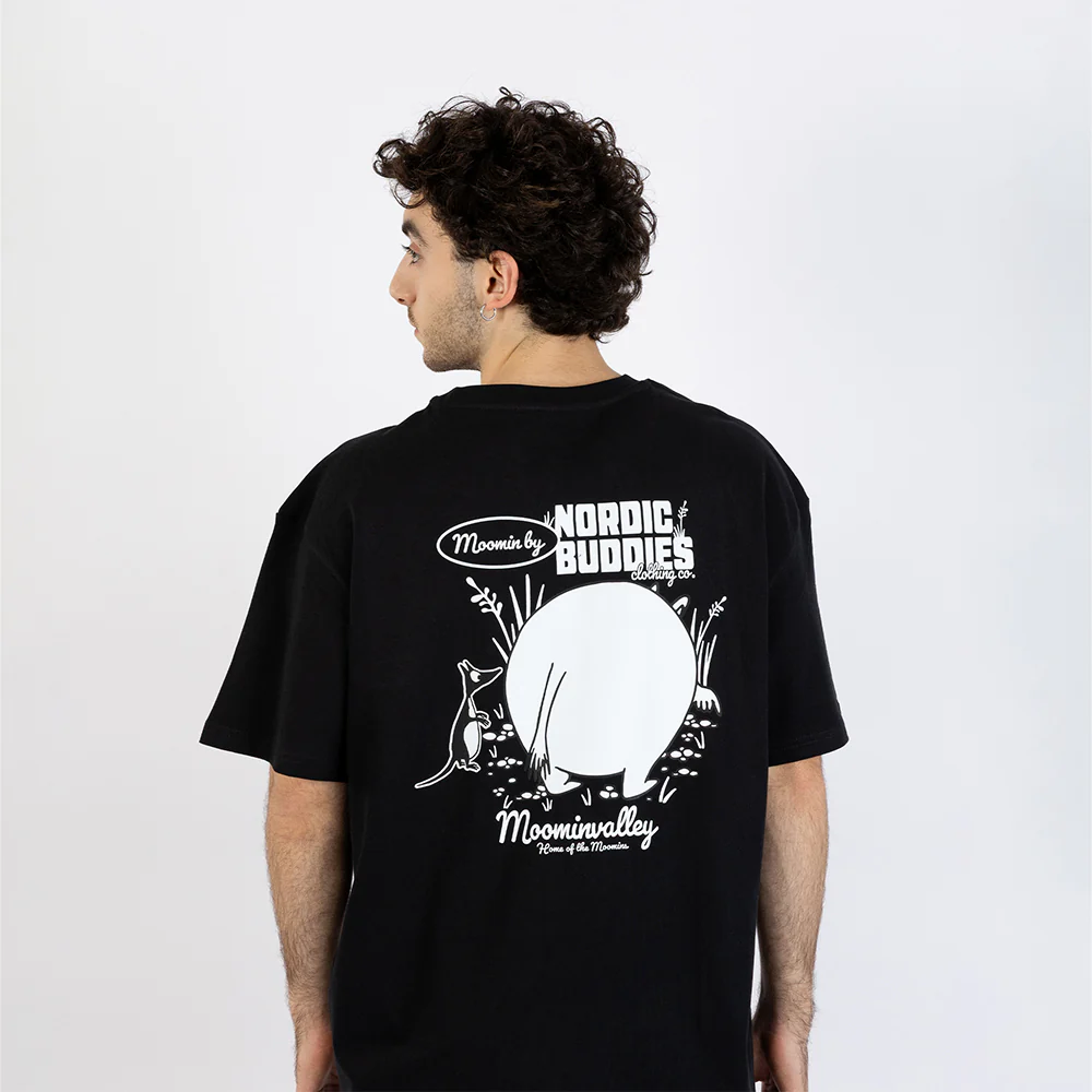 Moomintroll Stone Seeker T-shirt Black - Image 5
