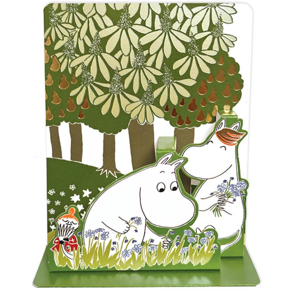 Moomin Summer Les Pop's Card 3D